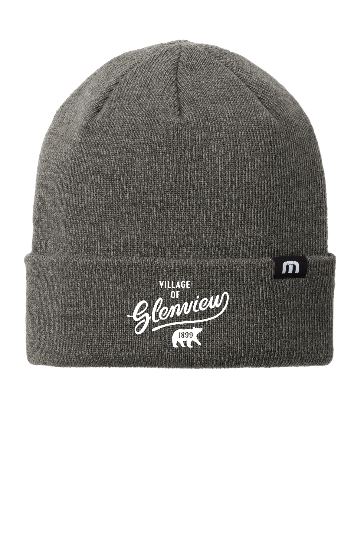 TravisMathew Solid Cuffed Beanie-Dark Grey Heather-TM1MY394