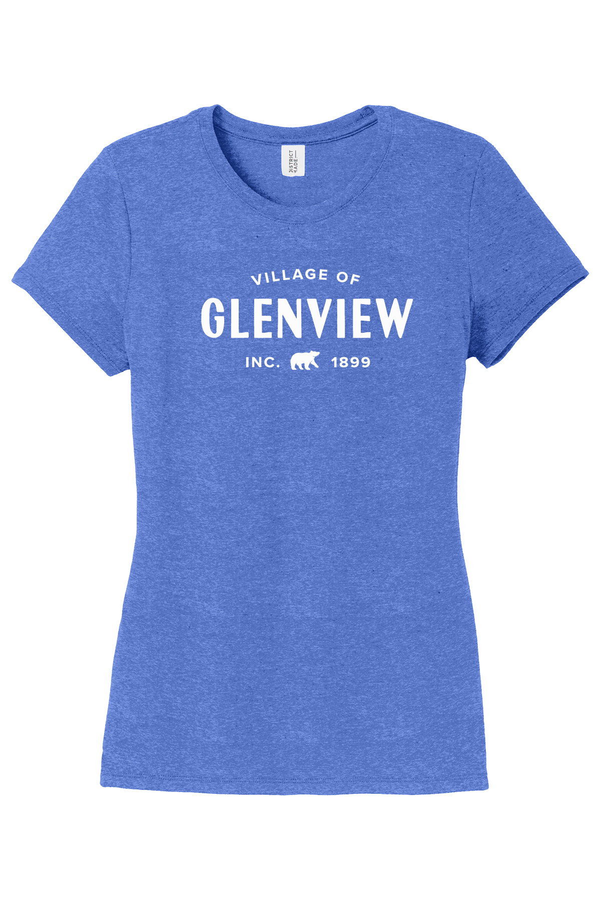 District Women’s Perfect Tri Tee-Royal Frost-DM130L