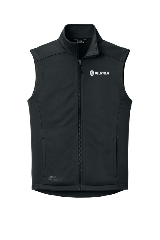 Eddie Bauer Smooth Mid Layer Fleece Vest-Black-EB2560