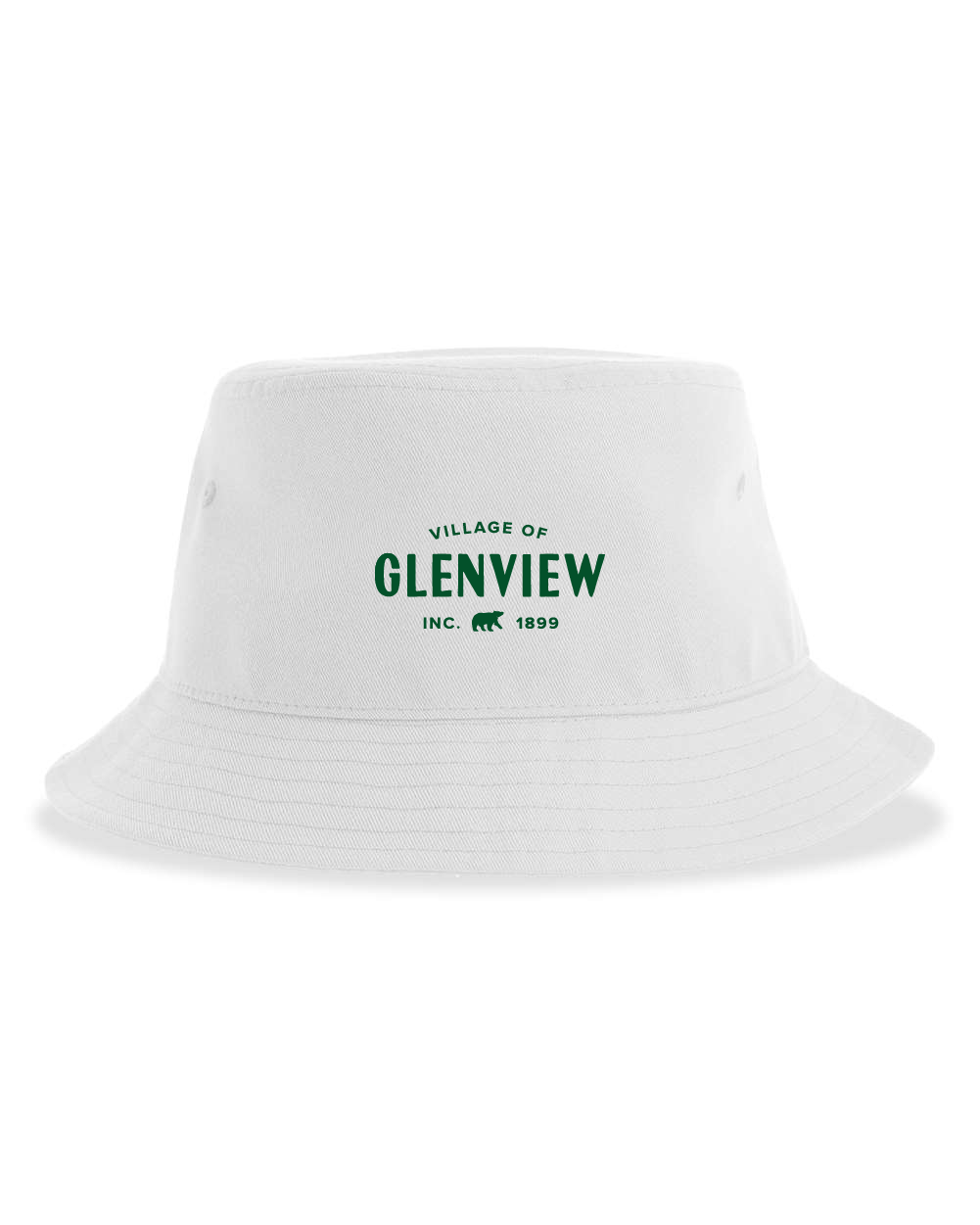 Atlantis Headwear Sustainable Bucket Hat-Green Logo-75595