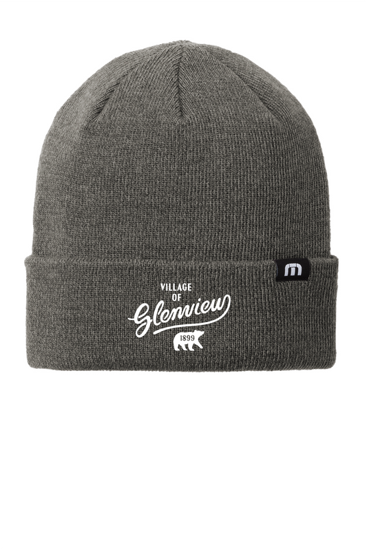 TravisMathew Solid Cuffed Beanie-Dark Grey Heather-TM1MY394