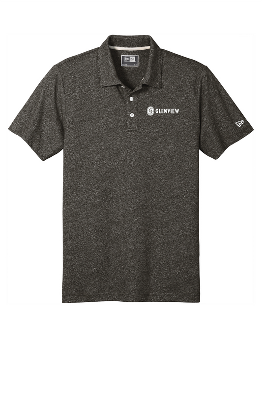 New Era Slub Twist Polo-Black Twist-NEA301