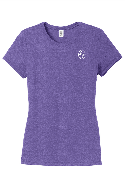 District Women’s Perfect Tri Tee-Purple Frost-DM130L