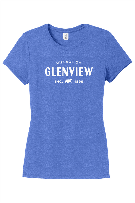 District Women’s Perfect Tri Tee-Royal Frost-DM130L