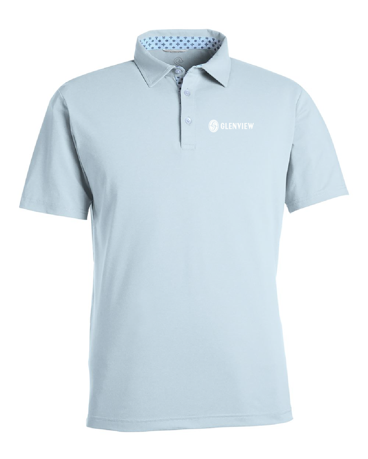 Swannies Men's James H Polo-Sky Heather-SW2001